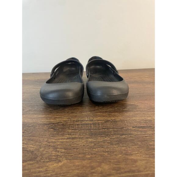 Crocs Alice Work Mary Jane Flats Black Women’s Size 7 Slip Resistant Comfort - Picture 9 of 15